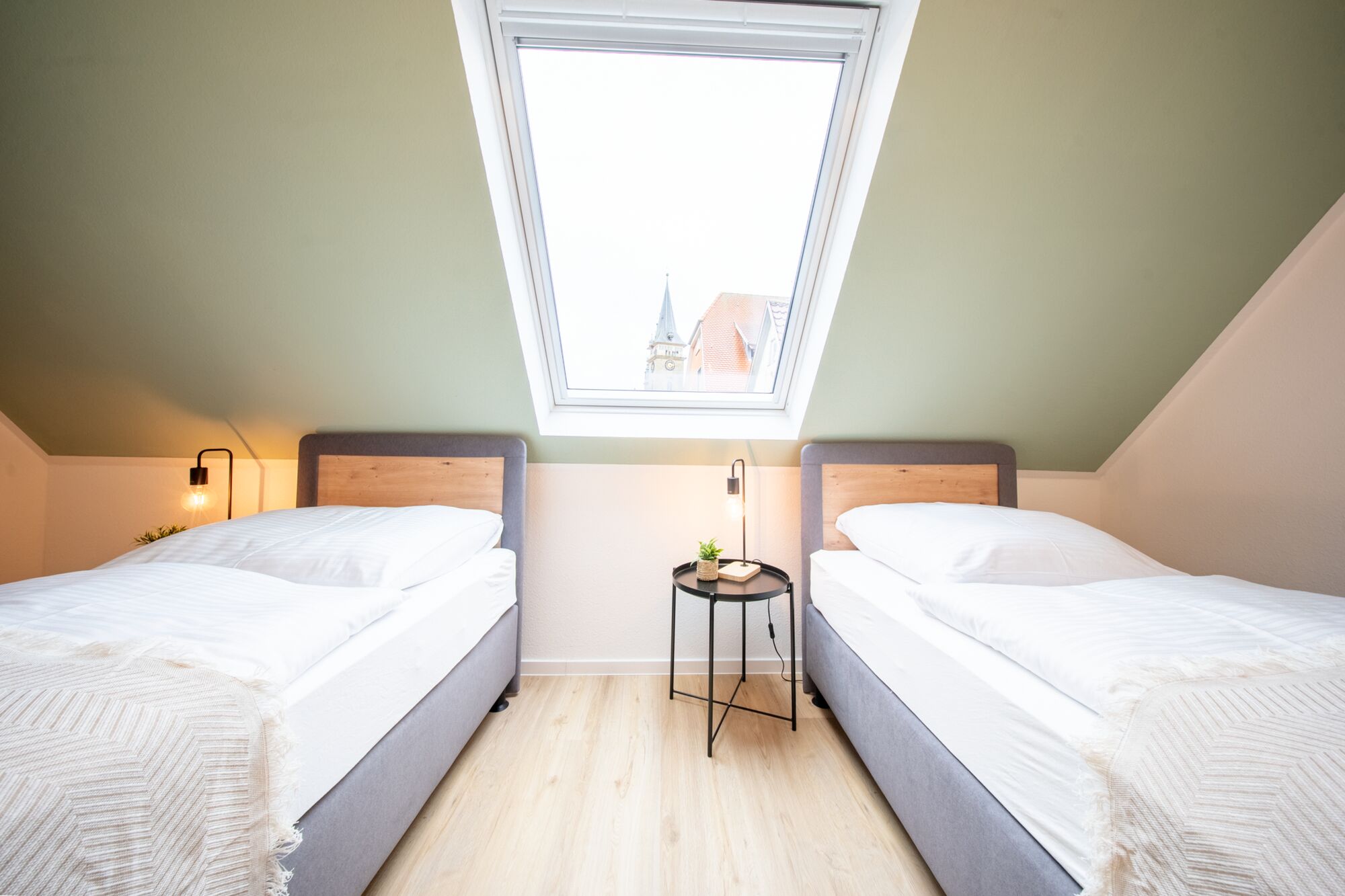 Doppelzimmer mit Einzelbetten