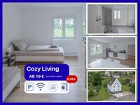 Moderne Schlafzimmer mit Einzelbetten