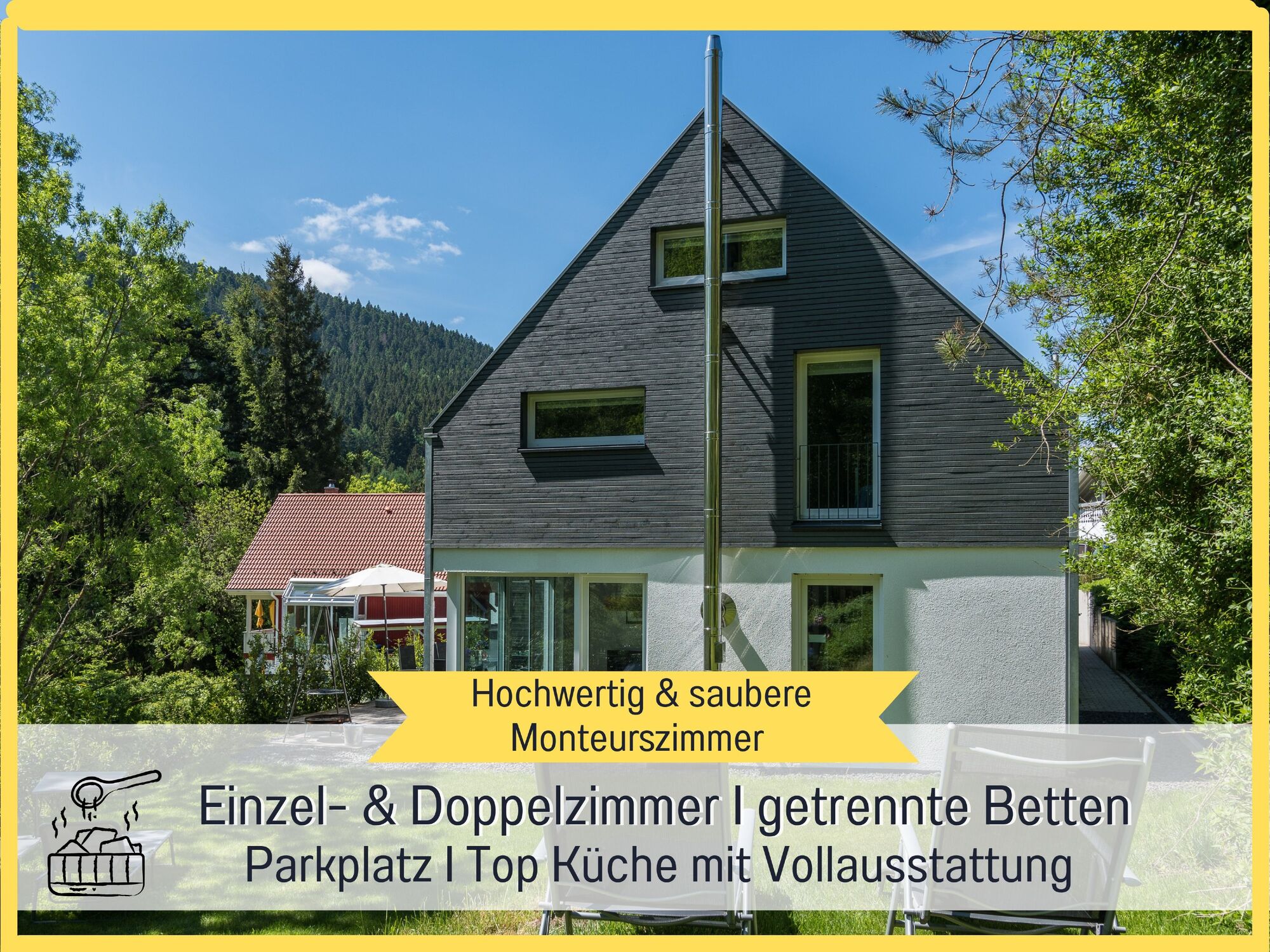 Hochwertiges Monteurszimmer Unterkunft in Alpirsbach