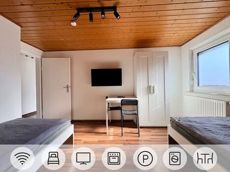 Apartment Neckarsulm 2 - bis zu 10 Personen - zwei Badezimmer