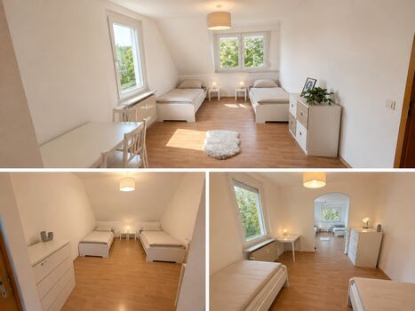 Wohnzimmer & Schlafzimmer 3 oder 2 Schlafzimmer
