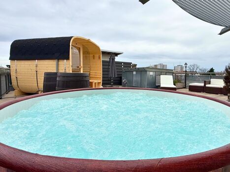 Exklusives Gruppenapartment - Sauna - Whirlpool - Billard