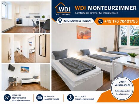 Gronau - WDI Monteurzimmer - (2-25 Personen) Bild 1