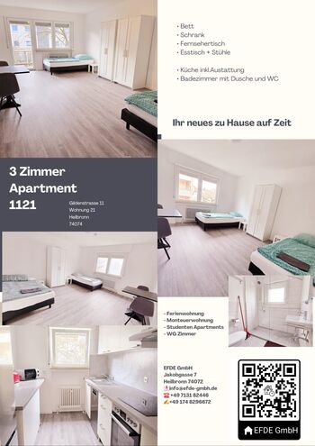 MONTEURWOHNUNG Heilbronn- Monteurzimmer Apartments EFDE GmbH Picture 5