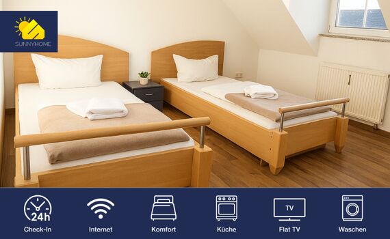 SUNNYHOME Monteurwohnungen in Schwandorf (8Per.) (ID 210)