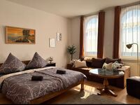 Wohn-/Schlafzimmer mit Doppelbett - Apartment 3