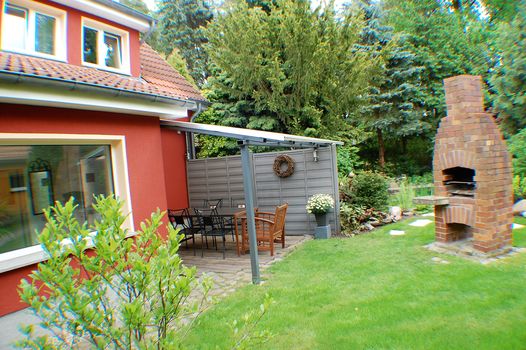 unser Ferienhaus mit Grillkamin