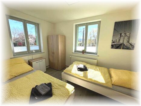 WG 1/2 mit 1 WZ 2 SZ bis 3 Pers - Ansicht Schlafzimmer