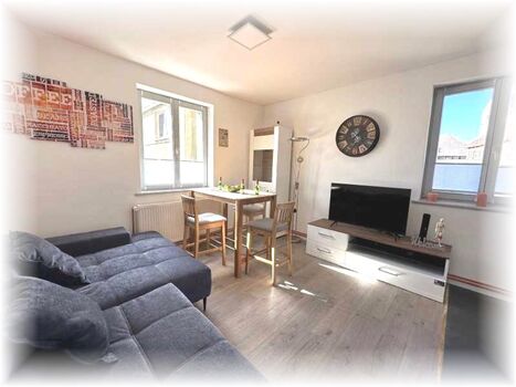 WG 1/2 mit 1 WZ 2 SZ bis 3 Pers - Ansicht Wohnbereich 