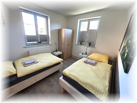 WG 1/2 mit 1 WZ 2 SZ bis 3 Pers - Ansicht Schlafzimmer