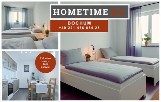 **** Hometime24 - Frisch renovierte Wohnung in Bochum ****