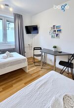 Apartament mit zwei Einzelbetten