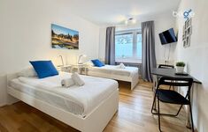 Apartament mit zwei Einzelbetten