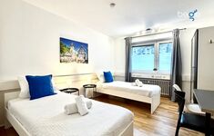 Apartament mit zwei Einzelbetten