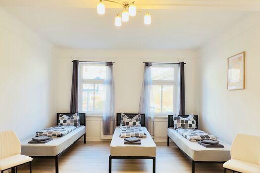 Monteurwohnung in Gotha mit WLAN und Einzelbetten