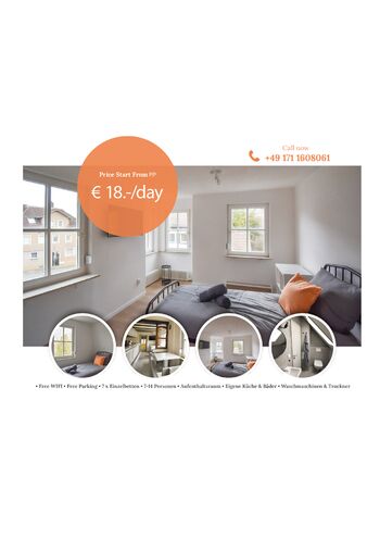 7xZim/Monteurwohnungen/Möblierte Wohnungen/Ferienwohnungen