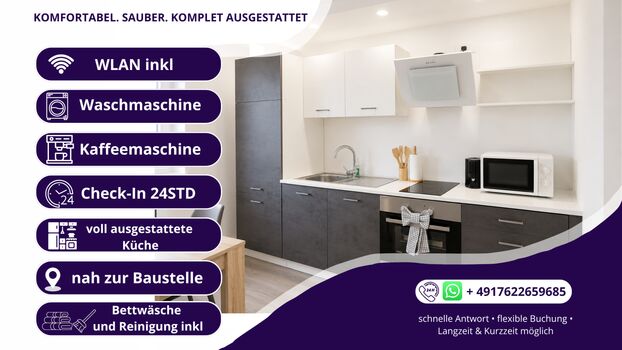 Top Monteurwohnungen in Dieblich Ab sofort FREI!