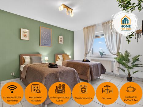 7 Personen - 4 Schlafzimmer - 2 Bettzimmer - Borken