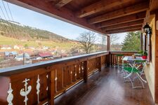 Balkon einer Ferienwohnung