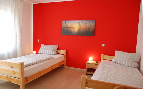 Doppelzimmer, mit Zugang zum Balkon